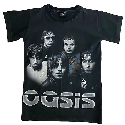 Buy Oasis T Shirt Small Black Band Tee Britpop Vintage Liam Noel Gallagher Graphic • 22.50£