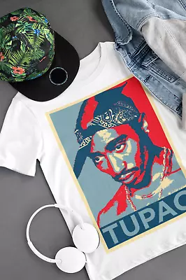 Buy Tupac T-Shirt Music Hip Hop 80s 90s West Coast East Coast  Movie Retro Tee Kids • 6.99£