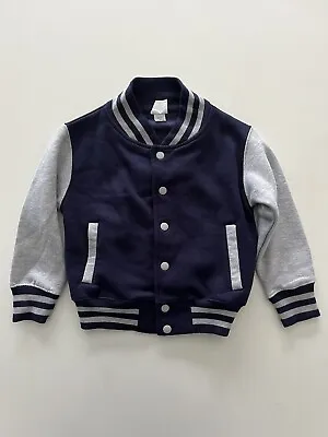 Buy Boys Girls Baseball Style Jacket Lightweight Size 3-4 Years Old • 8.95£