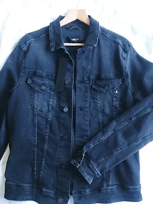 Buy Replay Denim Jacket. Black. Large • 50£