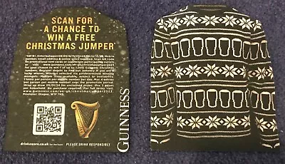 Buy Guinness Christmas Jumper Beermat Beer Mat Coaster Variant • 1£