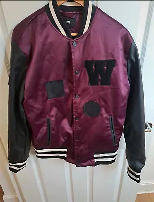 Buy H&M Men's The Weeknd RARE Purple XS Size Varsity Jacket Limited Edition • 40£