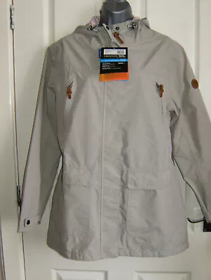 Buy Size 14+ 37   Chest Stone Polyester Lined Waterproof TRESPASS Summer Jacket NWT • 2£