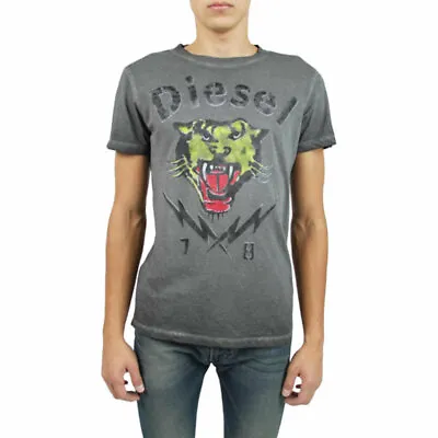 Buy DIESEL T SONS Mens T Shirts Short Sleeve Tiger Print Casual Summer Cotton Tees • 19.99£