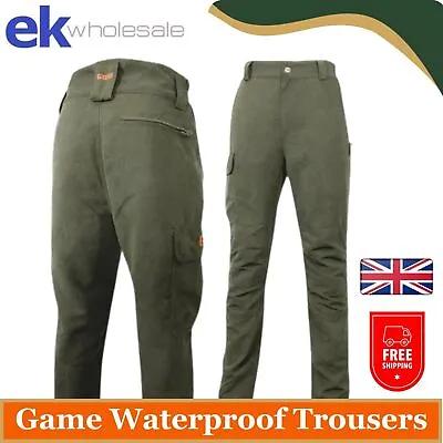 Buy Mens Game Aston Pro Hunting Trouser Waterproof Breathable Outdoor Windproof Pent • 39.83£