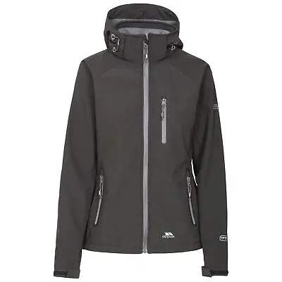 Buy Trespass Womens Softshell Jacket Zip Off Hood With 3 Zips Bela II • 59.99£