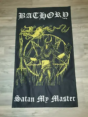 Buy Bathory Flag Flagge Poster Black Metal Behexen Watain Mayhem Mgla Venom • 21.67£