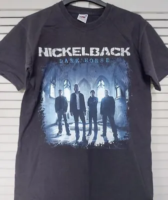 Buy Nickelback T Shirt Dark Horse Tour Rock Band Merch Tee Size Small Black • 14.50£
