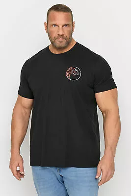 Buy Big & Tall Mens Tiger Palm Print T-Shirt • 22£