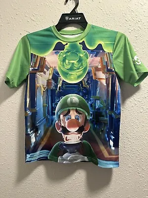 Buy Luigi’s Mansion 3 Shirt Sz Small Lightweight Nintendo Short Sleeve • 28.95£