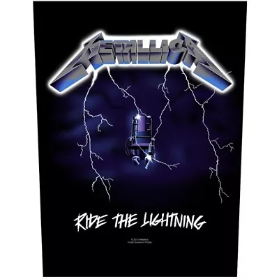 Buy Metallica Ride The Lightning Jacket Back Patch Official Heavy Metal Band Merch • 12.63£