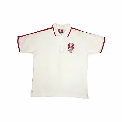 Buy White Leyton Orient Promotion League Football 00s Polo Shirt Official Merch 2006 • 28£