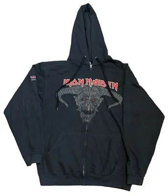 Buy Iron Maiden Legacy Of The Beast Tour Full Zip Hoodie Size L • 40£