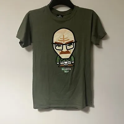 Buy Breaking Bad T-shirt Mens Small Green Gildan Heisenberg Plastic Head Cotton • 9.99£