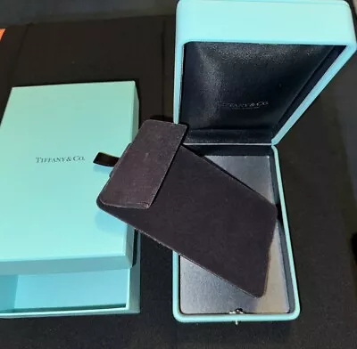 Buy Tiffany & Co. Jewellery Hard Leather Box For Necklace/ Earrings/ Bracelet • 50£