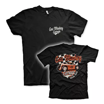 Buy Gas Monkey Garage T-Shirt Racing Team GMG Fast N Loud Official New Black • 10.95£