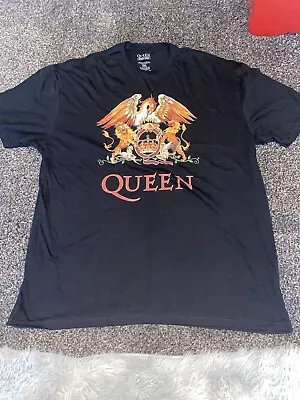 Buy Official Queen T Shirt Classic Crest Black Classic Rock Band Bohemian Rhapsody • 14£