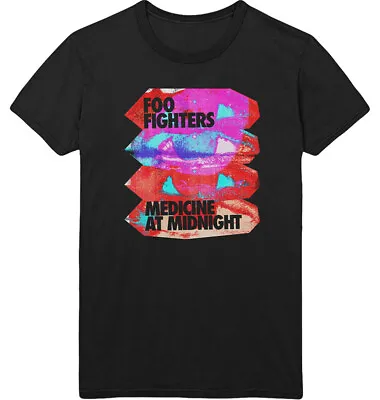 Buy Foo Fighters Medicine At Midnight Black T-Shirt OFFICIAL • 15.19£