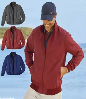 Buy Mens Summer Bomber Jacket Smart Premium Light Weight Coat Big Size Casual Top • 12.98£