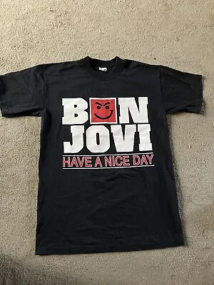 Buy VINTAGE 2006 BON JOVI HAVE A NICE DAY EUROPE TOUR TEE T-SHIRT. Small Size. • 19.99£