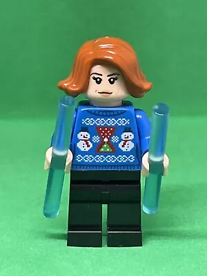 Buy Lego Marvel Super Heroes Mini Figure Black Widow Christmas Sweater 76267 SH907 • 4.25£