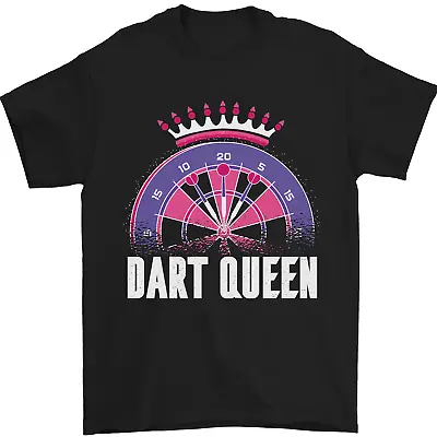 Buy Darts Queen Funny Mens T-Shirt 100% Cotton • 9.99£