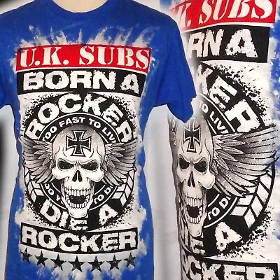 Buy Uk Subs Charlie Harper 100% Unique Punk  T Shirt Medium Bad Clown Clothing • 16.99£