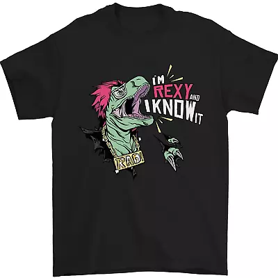 Buy Dinosaurs T-Rex Im Rexy And I Know It Sexy Mens T-Shirt 100% Cotton • 8.49£