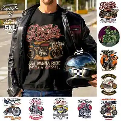 Buy Biker Motorcycle T-Shirt British Bike Motorbike Motor Speed Racing Gift Top Tee • 10.99£