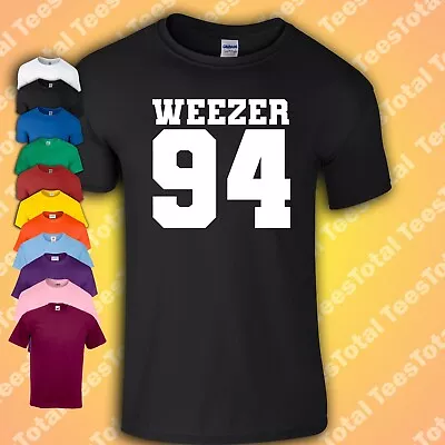 Buy Weezer 94 T-Shirt | Rivers Cuomo | Indie Rock | 90s | Retro | Band • 16.19£