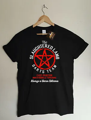 Buy Slaughtered Lamb Darts Team T-shirt - Retro Horror American Werewolf London Tee • 13£