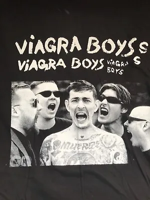Buy Viagra Boys Black T Shirt Size Small • 16.99£