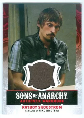 Buy Niko Nicotera  Ratboy Wardrobe Card #w02  Sons Of Anarchy Seasons 4-5 • 11.52£