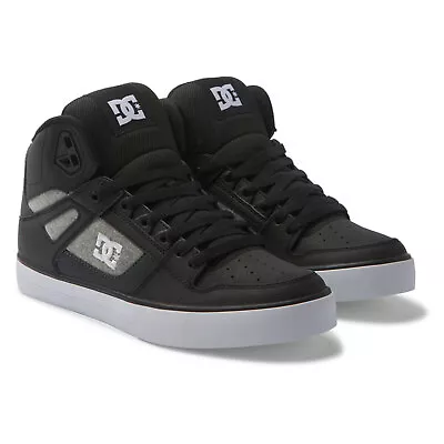 Buy DC Shoes Men'S Pure Black/White/Armor Hi Top Sneaker Shoes Clothing Apparel S • 96.32£