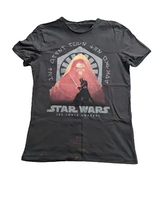 Buy Star Wars The Force Awakens Kylo Ren Large Black T-Shirt Free UK Postage • 8.99£
