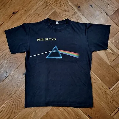 Buy VTG Pink Floyd Dark Side Of The Moon Still First In Space Doubled Sided T-Shirt  • 49.99£