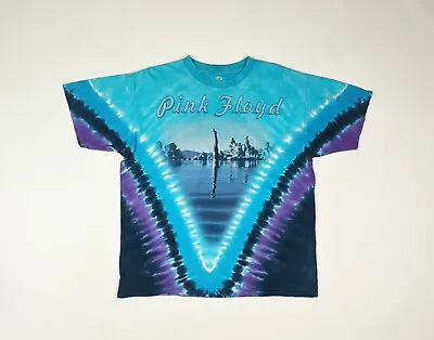 Buy Vintage Liquid Blue Pink Floyd 2002 Wish You Were Here T-Shirt USA Size L • 62.40£