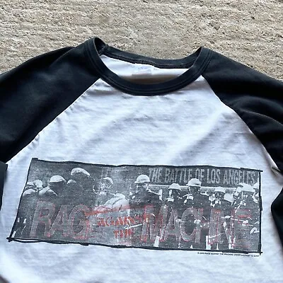 Buy Vintage Rage Against The Machine - 'Battle Of Los Angeles' - 2000 - M/L T-Shirt • 79.99£