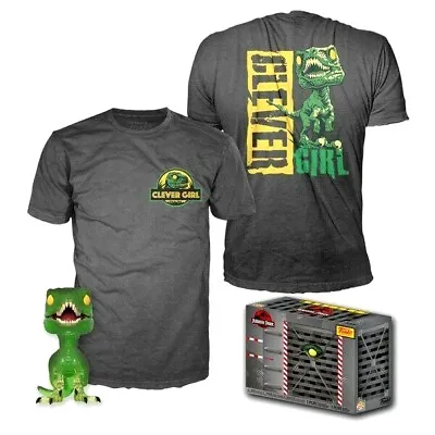 Buy  Velociraptor Exclusive + Tshirt Small Funko Pop Jurassic Park #888 Pre Order • 42.99£