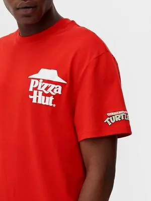 Buy NEW Rare Licensed T Shirt  Pizza Hut X Teenage Mutant Ninja Turtles X Primark L • 29.99£