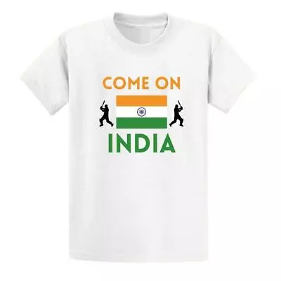 Buy Second Ave Baby/Children's India Cricket Supporter White T Shirt Top Kit • 9.99£