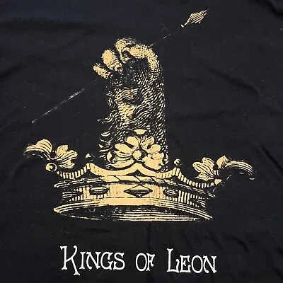 Buy NWOT Kings Of Leon Band ‘Crown’ Graphic Concert Tour Shirt Adult Small Black • 47.35£