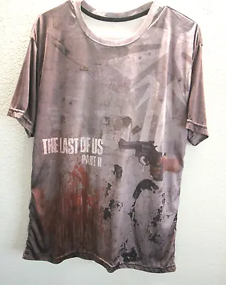 Buy The Last Of Us 2 All Over 3-D Printed T-Shirt Men Small-Medium Check Measurement • 11.33£