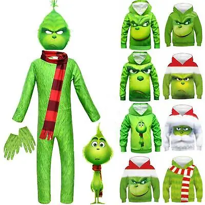 Buy Kids Girls Boys Hoodie Fancy Cartoon Jumper Christmas Pullover Tops Costume Hot • 16.66£