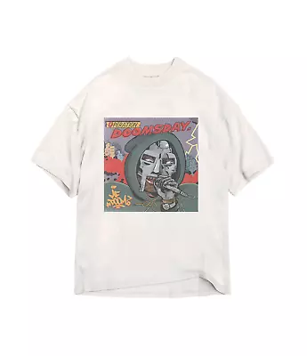Buy MF DOOM Doomsday T-Shirt White - Tribute To A Hip Hop Legend • 24.99£