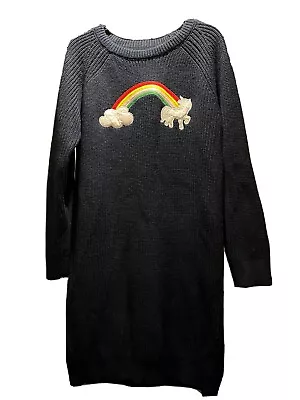 Buy Girls Christmas Jumper Dress Unicorn Age 10-11years Brand New • 8.50£