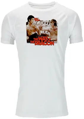 Buy The Way Of The Dragon  Bruce Lee Printed T-Shirt 100% Polyester Sports • 14.99£