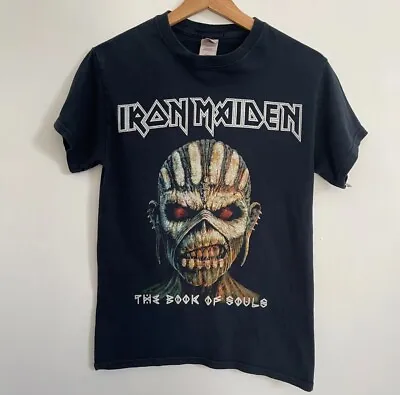 Buy Iron Maiden Book Of Souls European Tour T-Shirt Black Ladies Size S • 19.95£