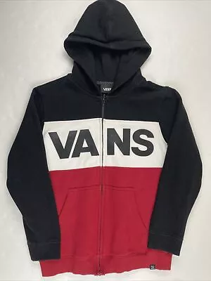 Buy Vans Off The Wall Full Zip Hoodie Sweatshirt Jacket Youth Medium Colorblock • 15.75£