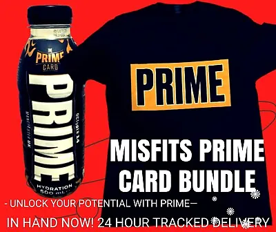 Buy Prime Drink The Card Misfits Drink & T-Shirt Limited Edition Prime KSI Fury • 49.95£
